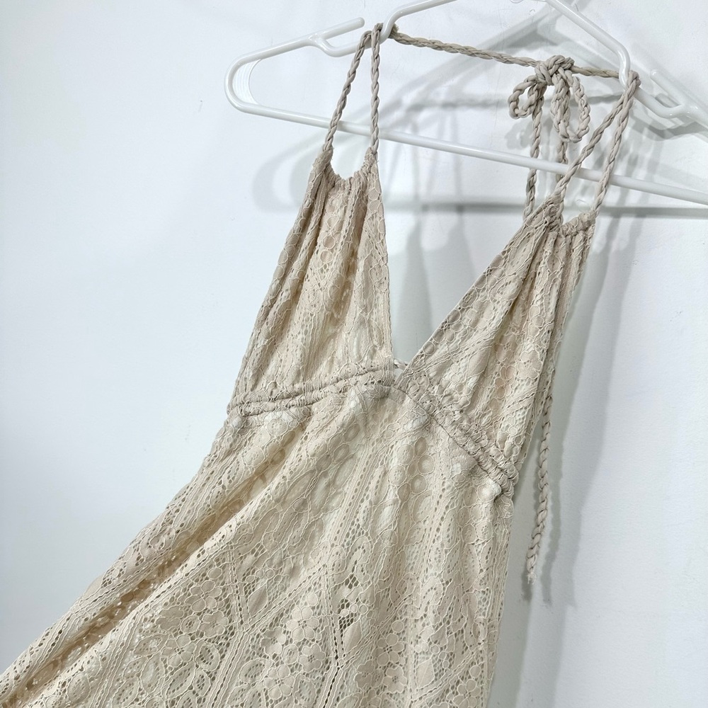 Crochet Lace Maxi Dress